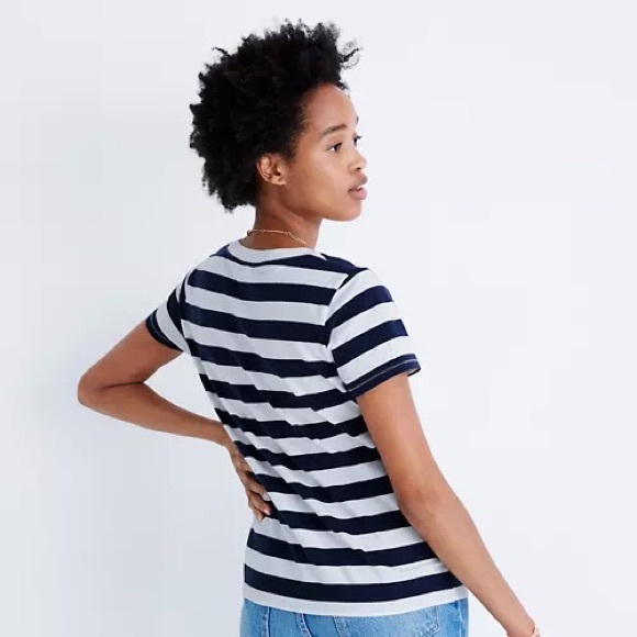 Madewell Northside Vintage Tee in Willetta Stripe - Picture 5 of 6